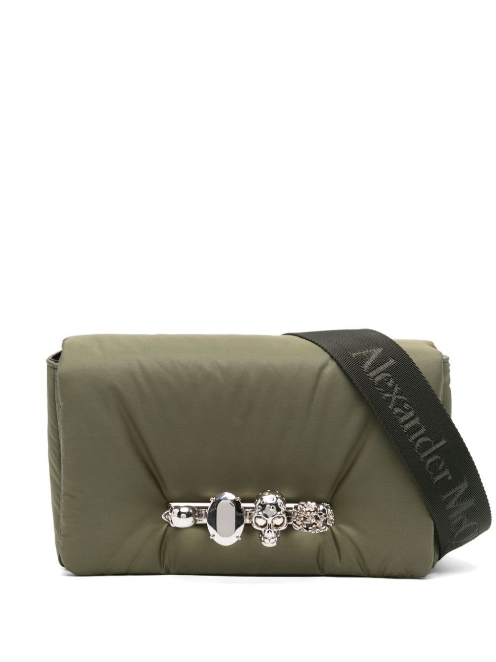 Alexander McQueen The Puffy Knuckle 填充腰包 - 绿色