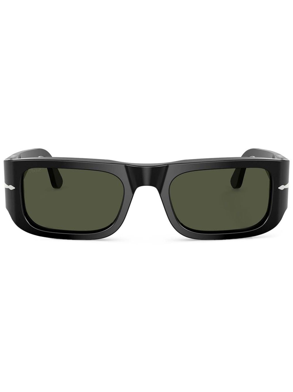 Persol 方框太阳眼镜 - 黑色