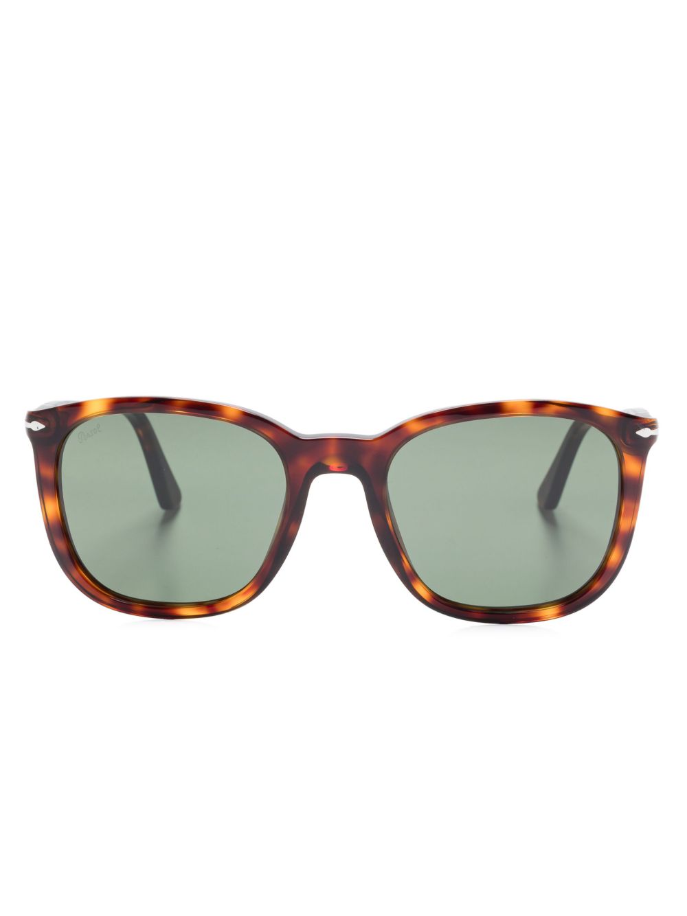 Persol 玳瑁纹太阳眼镜 - 褐色