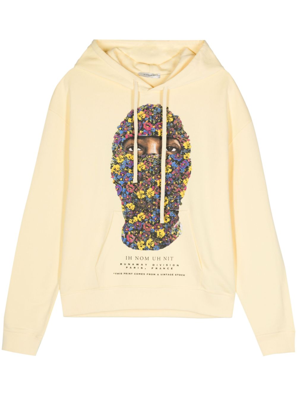 Ih Nom Uh Nit Floral Mask 棉连帽衫 - 黄色