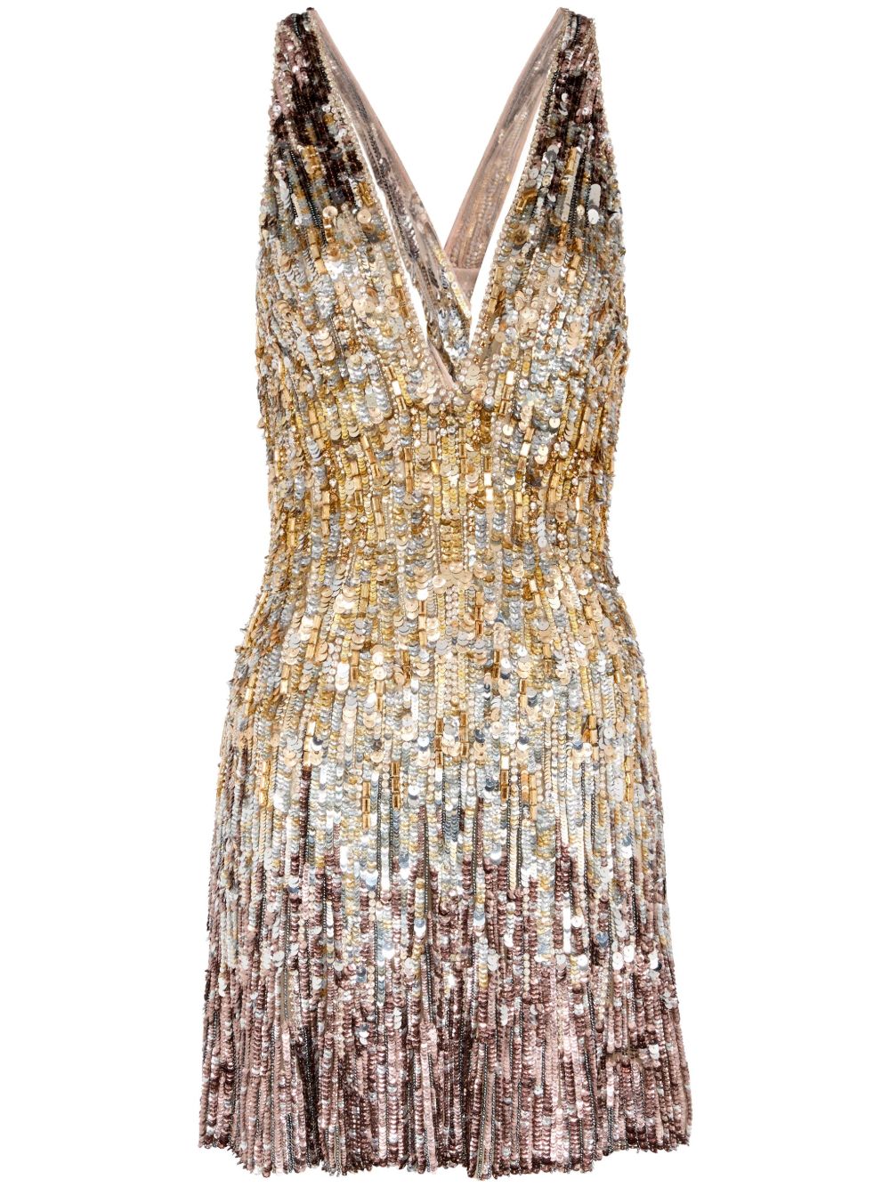 Jenny Packham Brilliance 连衣裙 - 金色