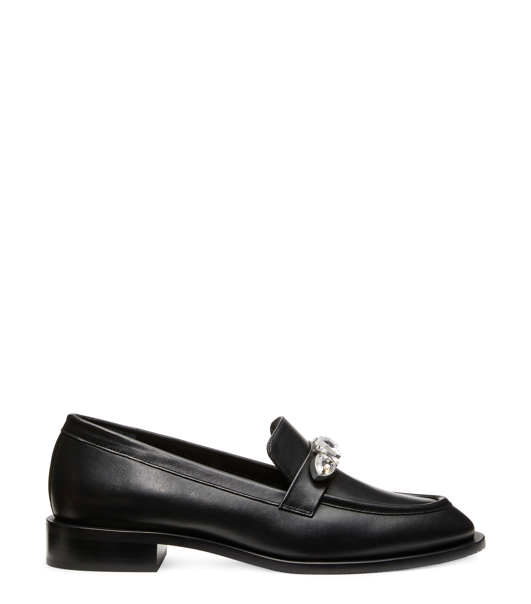 Stuart Weitzman Palmer Pendant Loafer - Woman Flats And Loafers Black 39