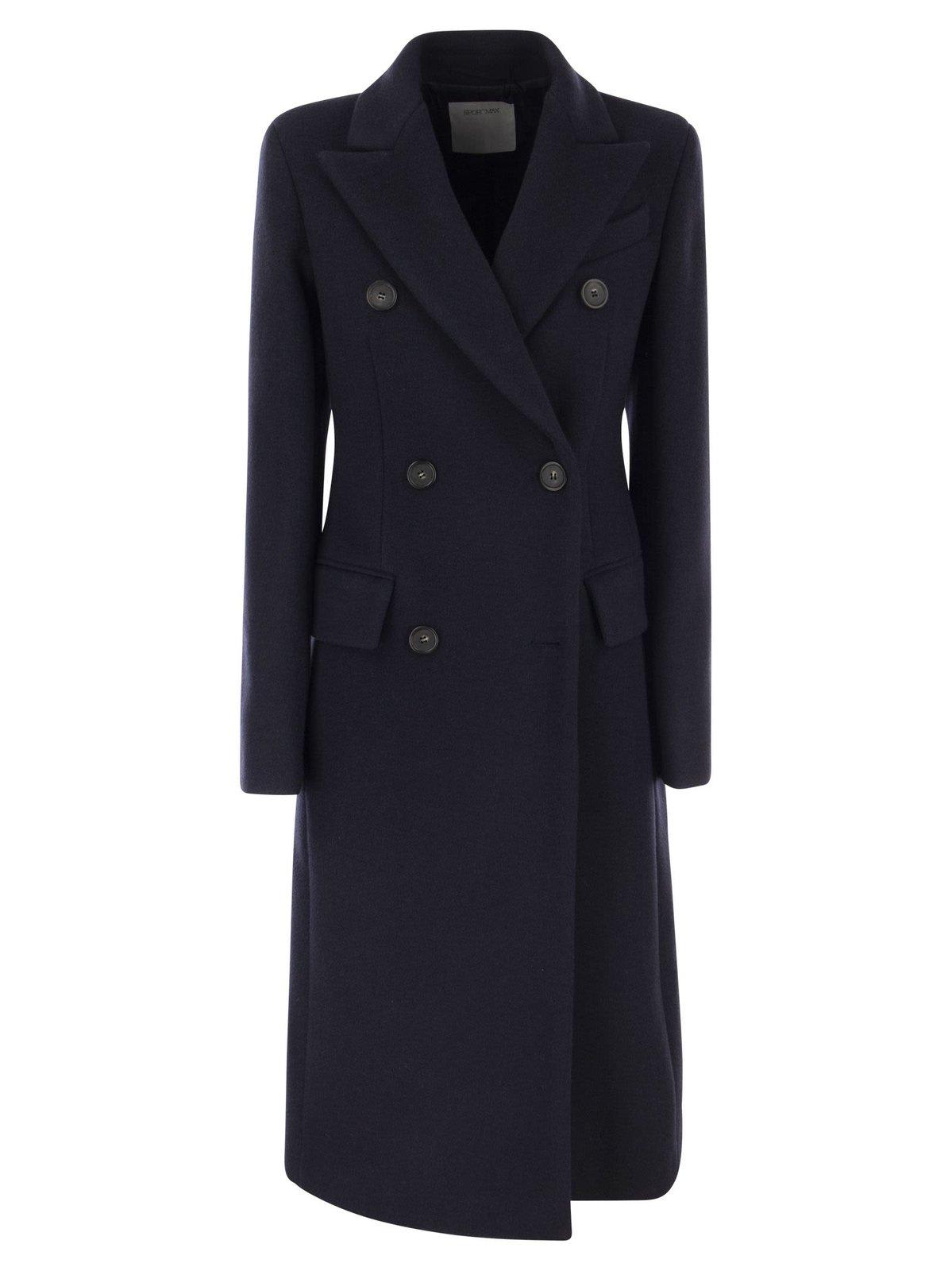 SportMax 双排扣长袖大衣
