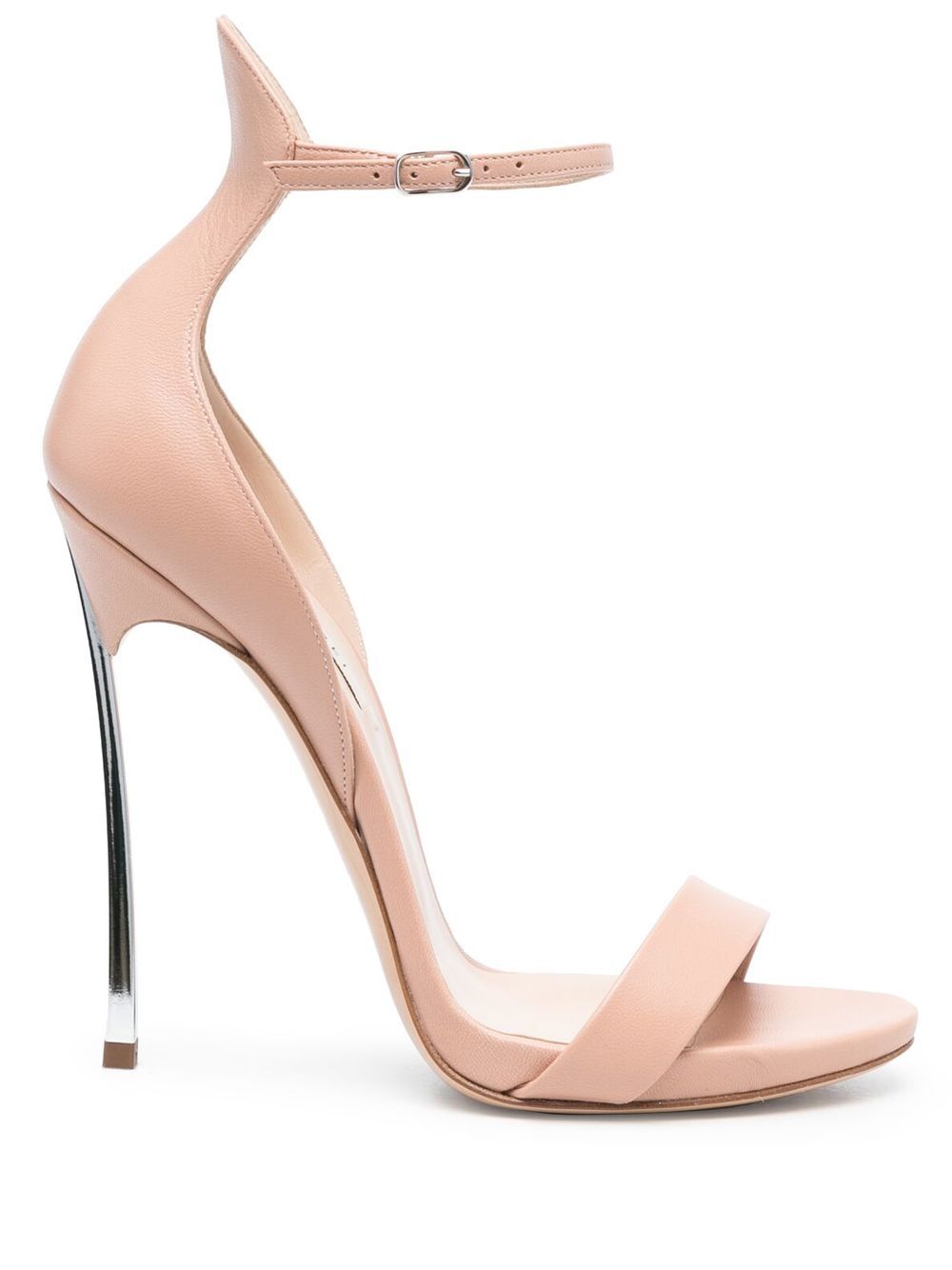 Casadei 皮质高跟凉鞋 - 中性色