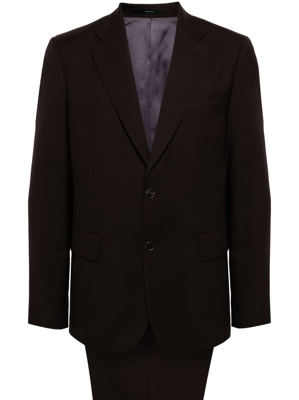 Paul Smith Brierley 羊毛西装套装 - 褐色