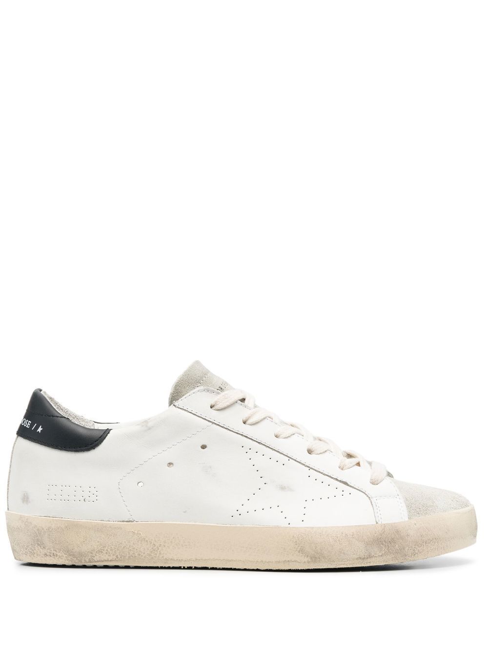 Golden Goose Superstar 仿旧运动鞋 - 白色