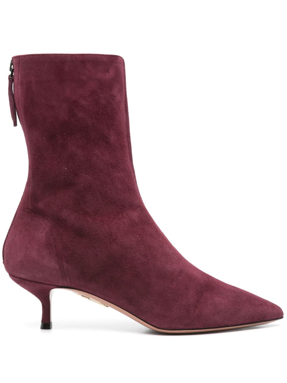 Aquazzura 及踝靴（6厘米） - 紫色