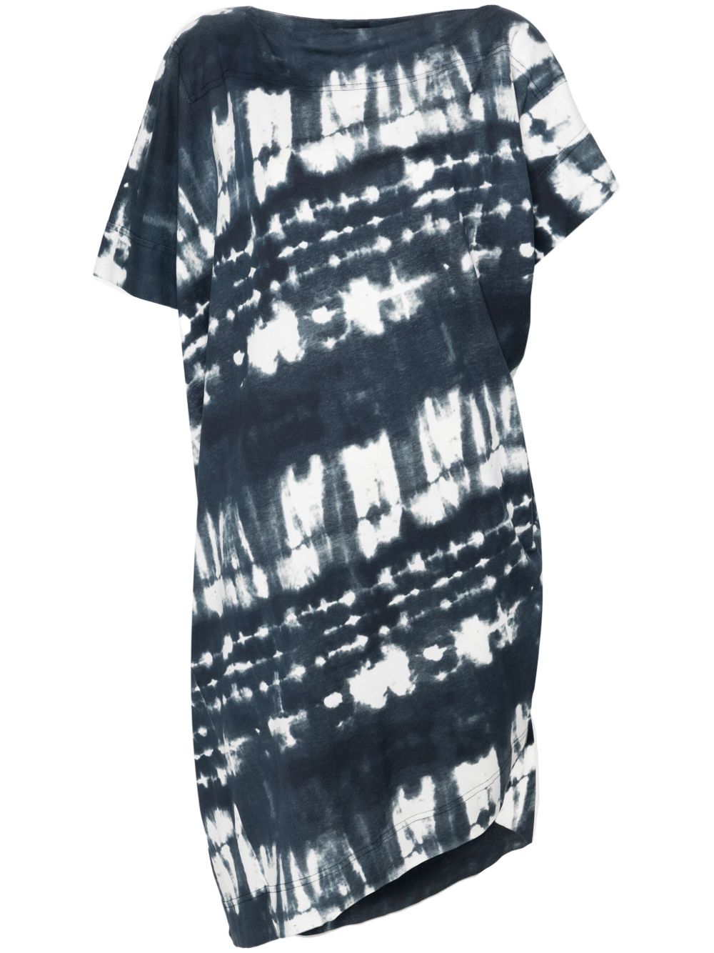 Vivienne Westwood Pre-Owned 扎染棉中长连衣裙（2020年代典藏款） - 蓝色