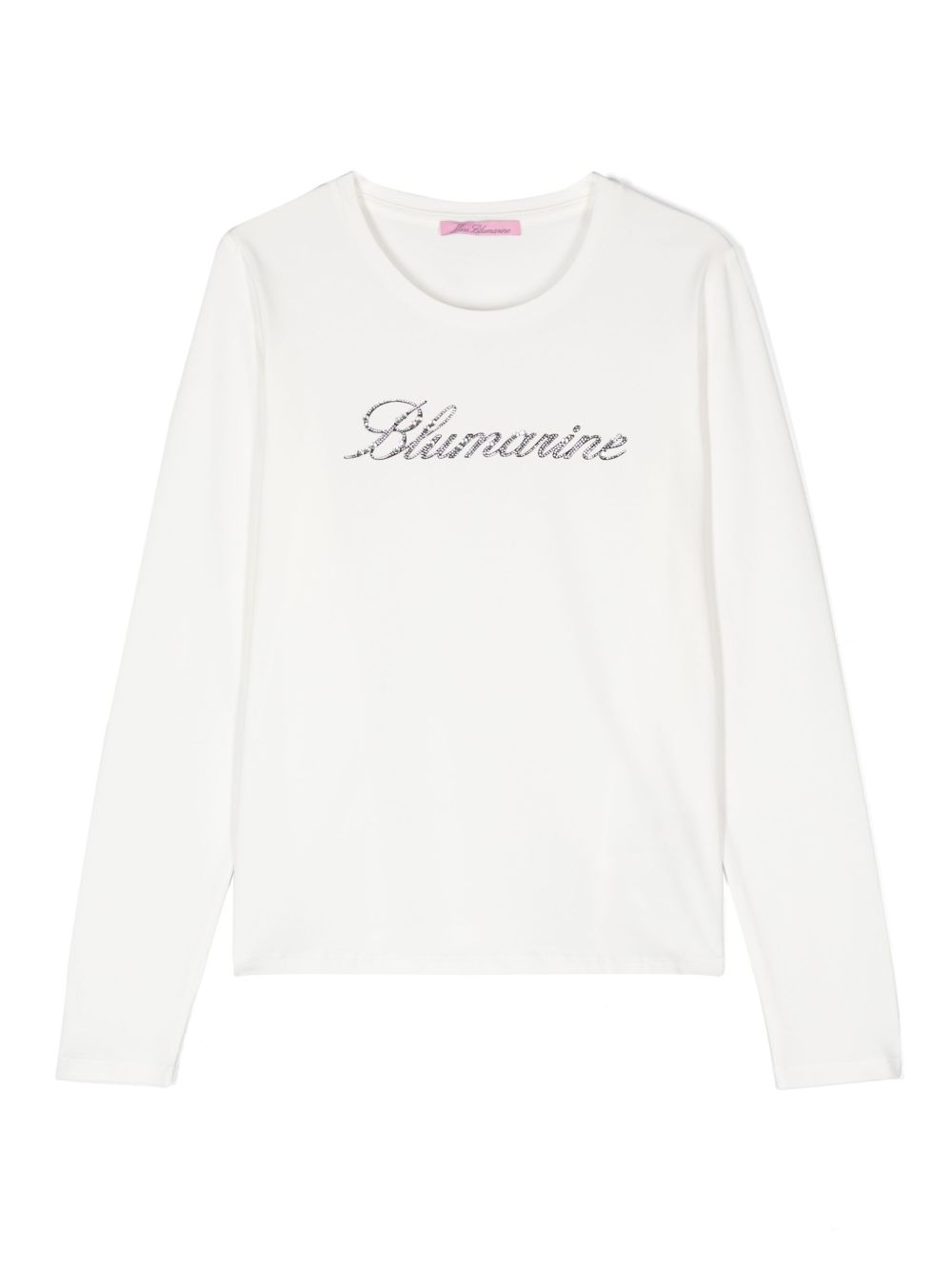Miss Blumarine logo缀饰T恤 - 白色