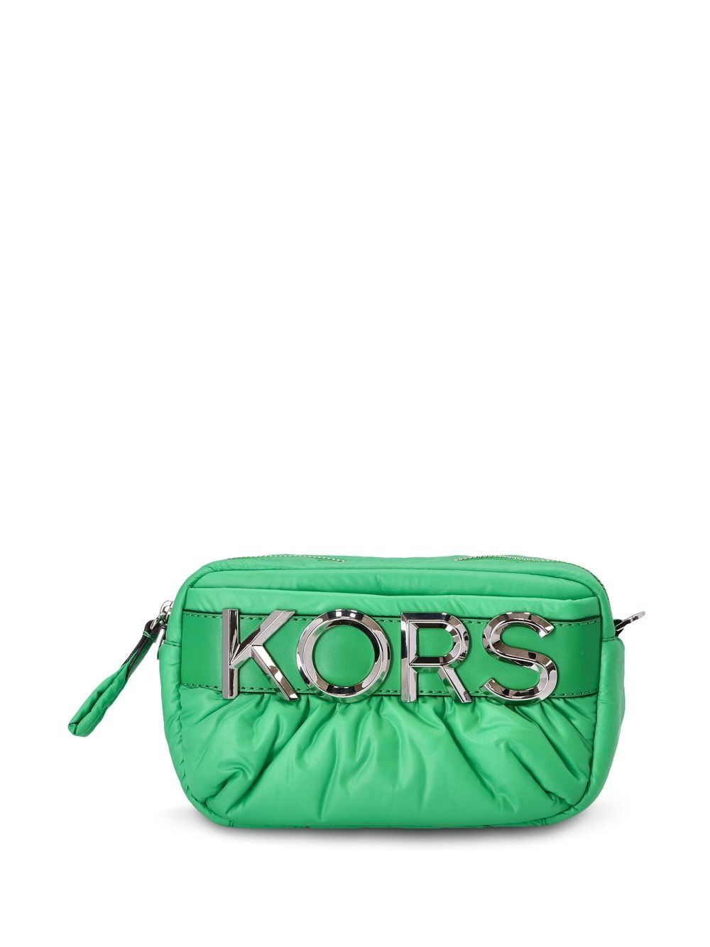 Michael Michael Kors logo标牌细节斜挎包 - 绿色