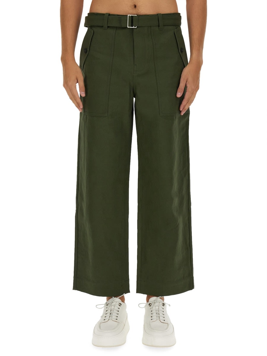 Maison Kitsuné 斜纹裤