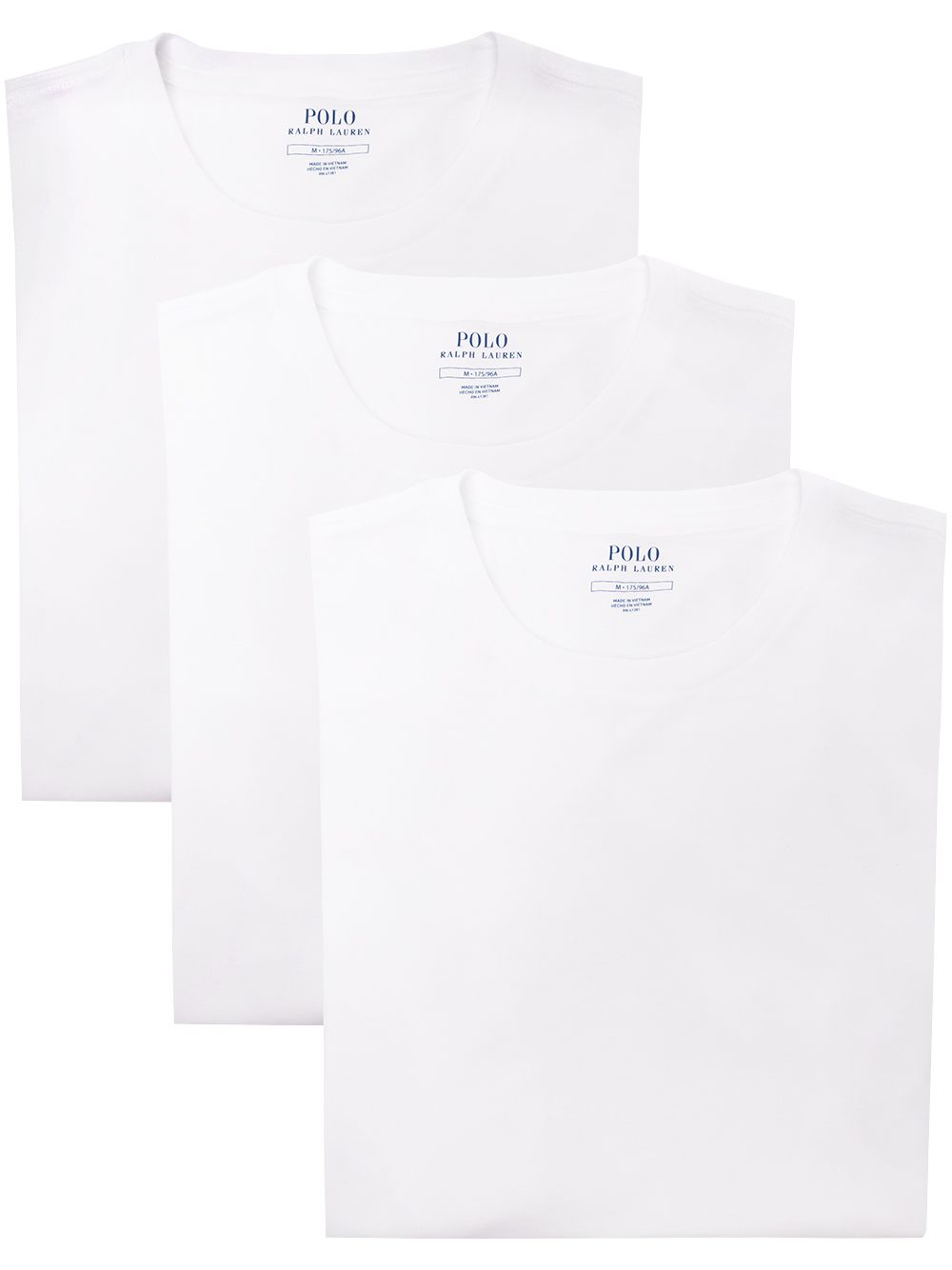 Polo Ralph Lauren 纯色T恤（三件装） - 白色