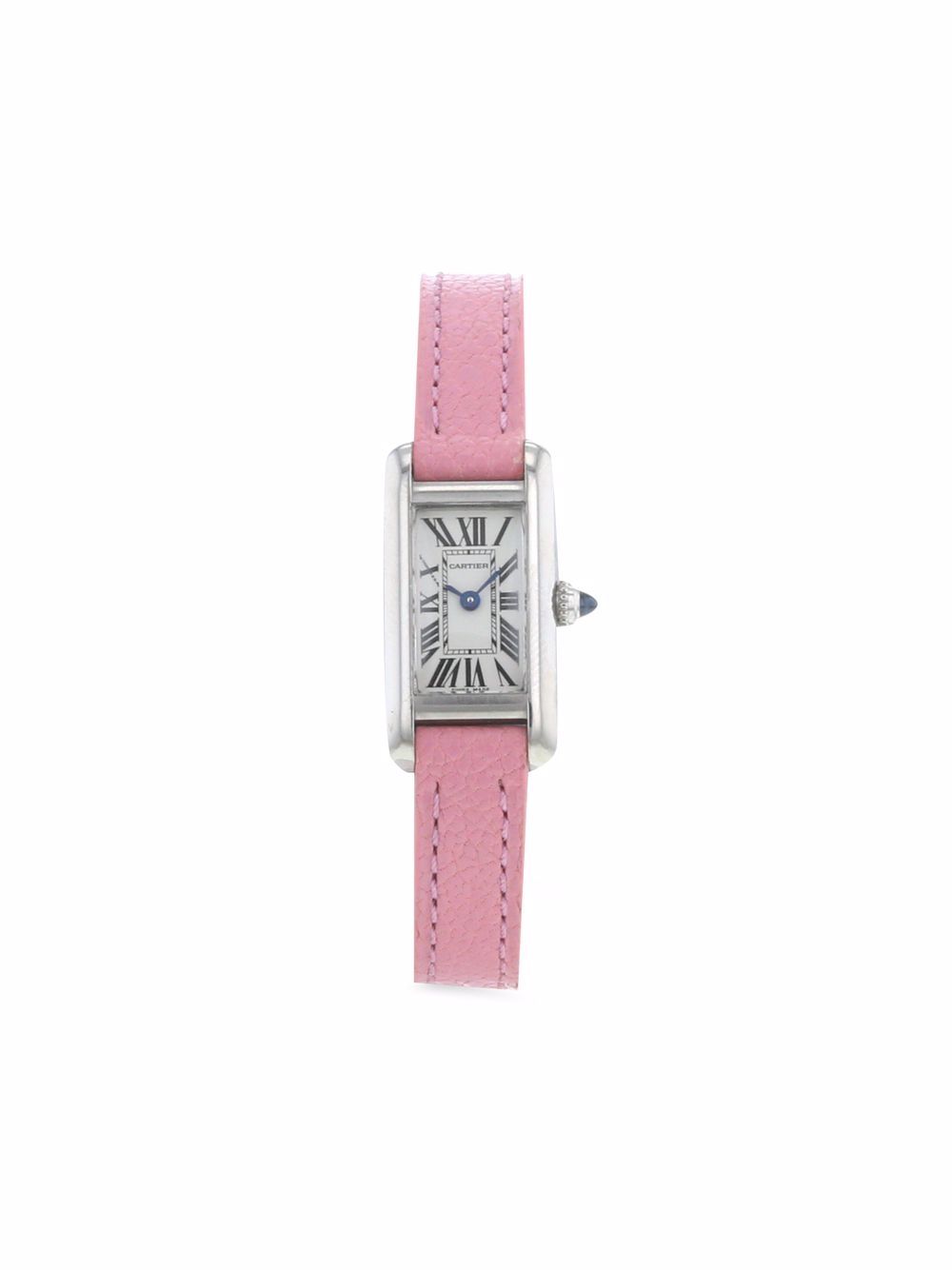 Cartier Mini Tank 28毫米腕表（1990年代典藏款） - 银色