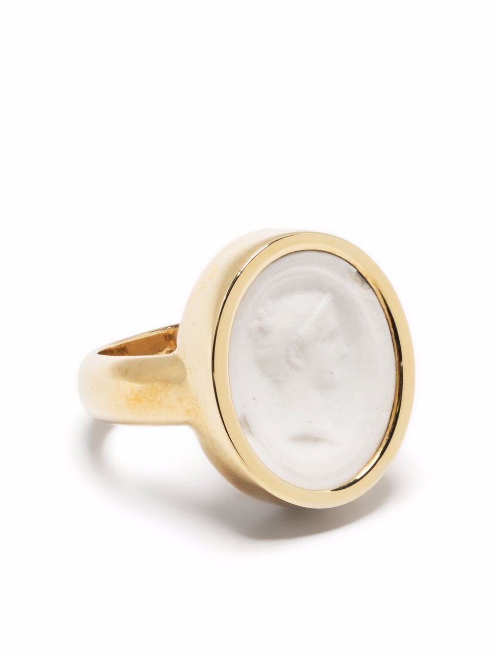 Simone Rocha Cameo 压纹戒指 - 金色