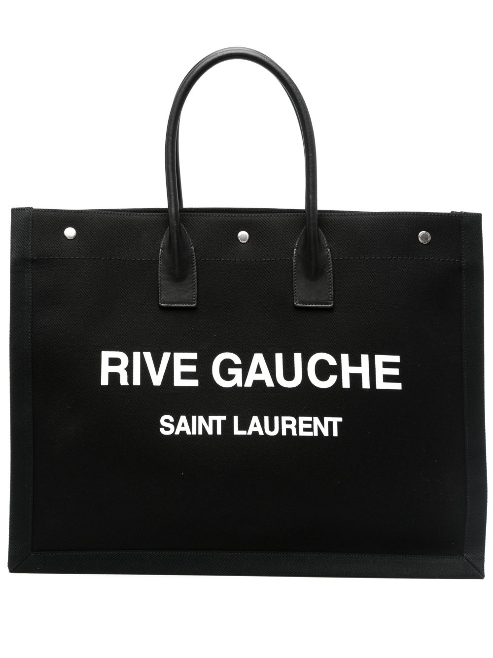 Saint Laurent Rive Gauche 购物托特包 - 黑色