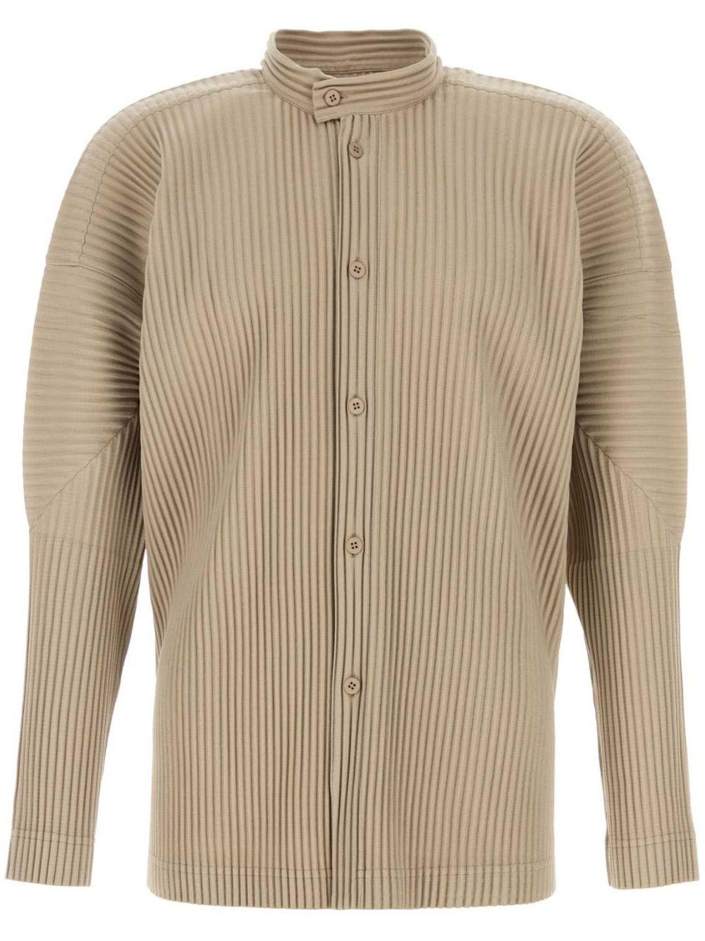 Homme Plissé Issey Miyake 褶饰衬衫 - 中性色
