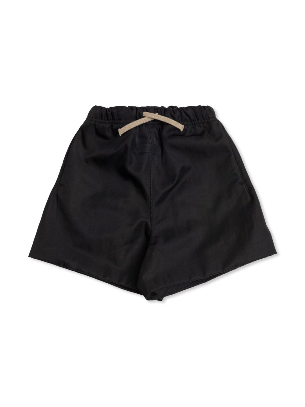 FEAR OF GOD ESSENTIALS KIDS 抽绳腰边短裤 - 黑色