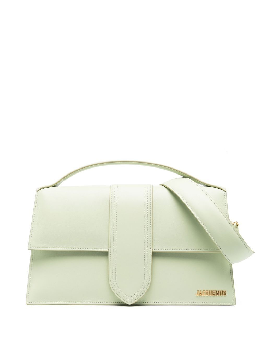 Jacquemus Le Bambinou 皮质手提包 - 绿色