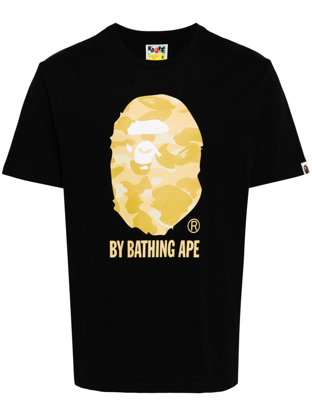 A BATHING APE® logo印花棉T恤 - 黑色