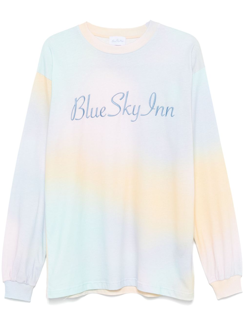 BLUE SKY INN 扎染印花T恤 - 黄色