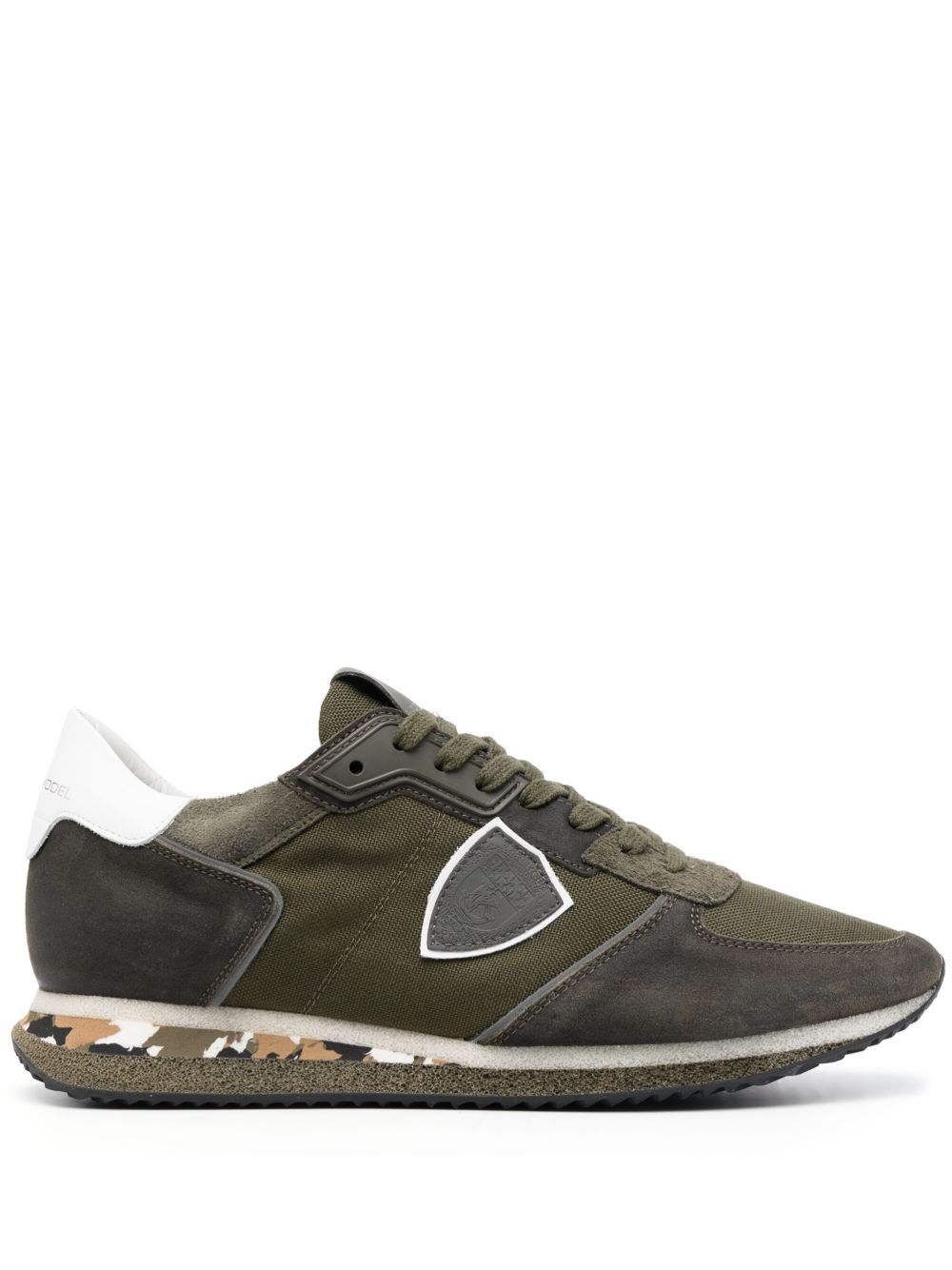 Philippe Model Paris TRPX Running 皮质运动鞋 - 绿色