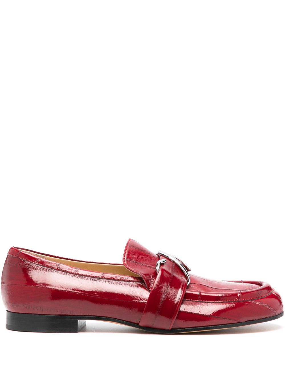 Proenza Schouler 经典logo标牌乐福鞋 - 红色