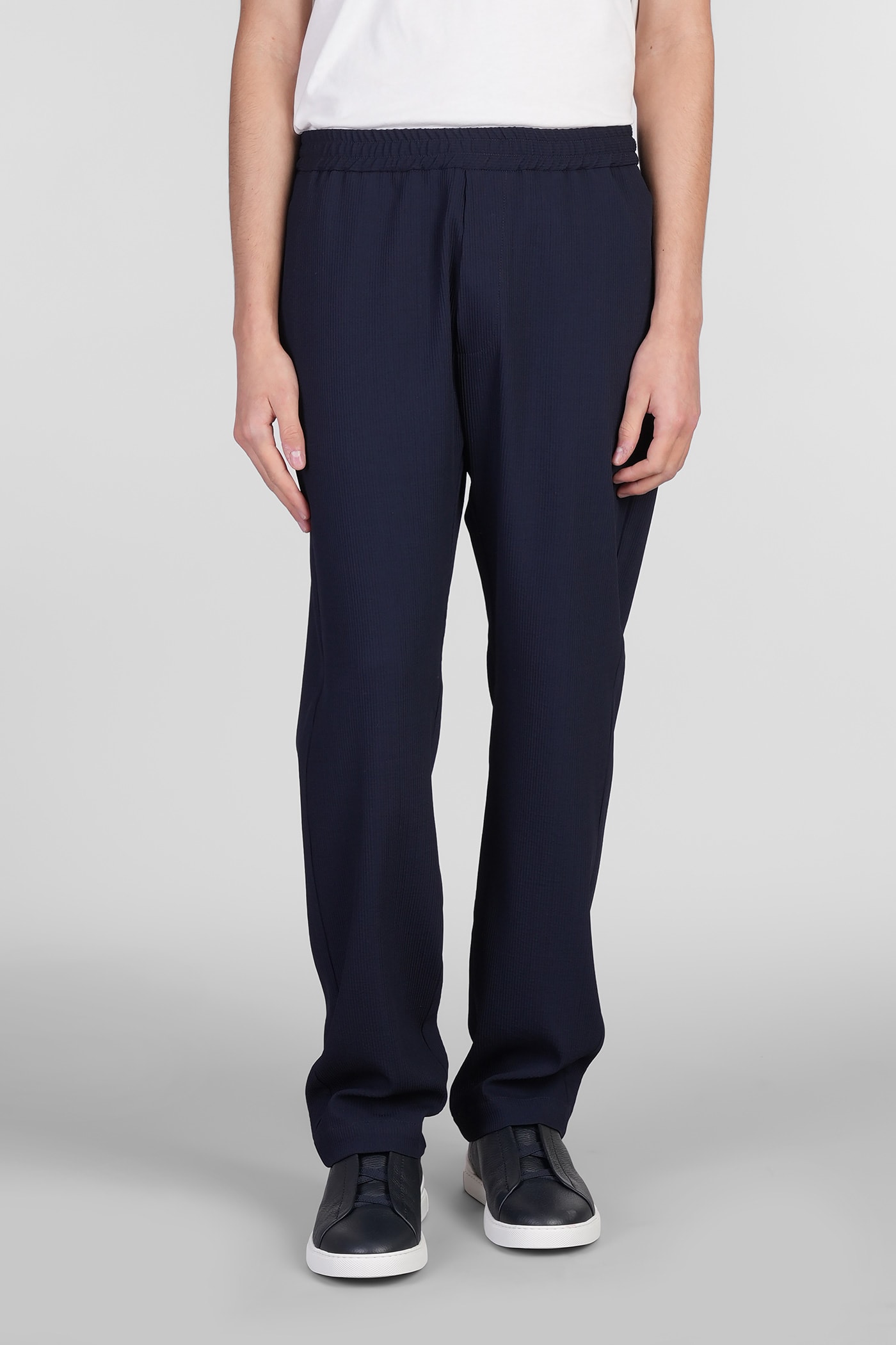 Barena Riobarbo Pants In Blue Wool
