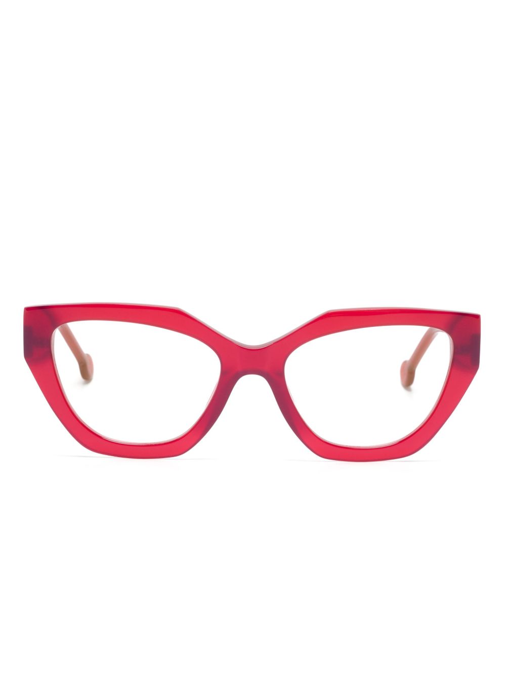 L.A. EYEWORKS Gibson 猫眼镜框眼镜 - 粉色