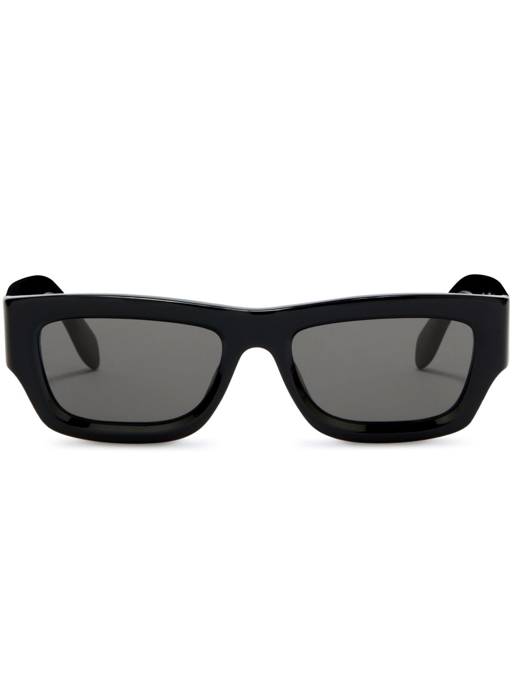 Palm Angels Eyewear Auberry 长方形框太阳眼镜 - 黑色