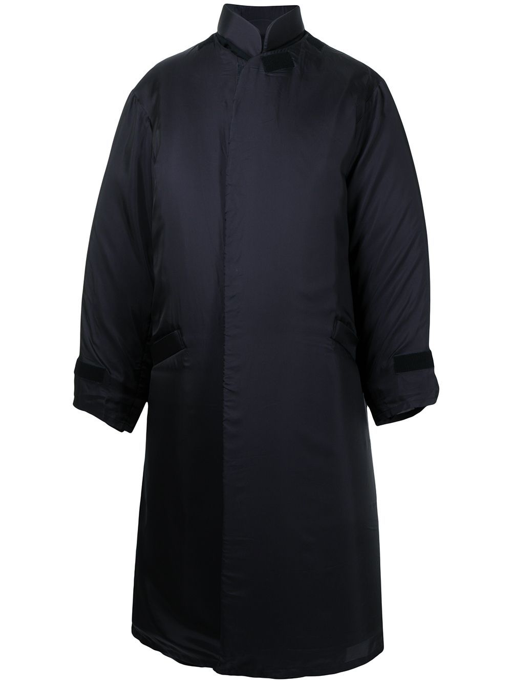 Yohji Yamamoto 隐藏式开合外套 - 黑色