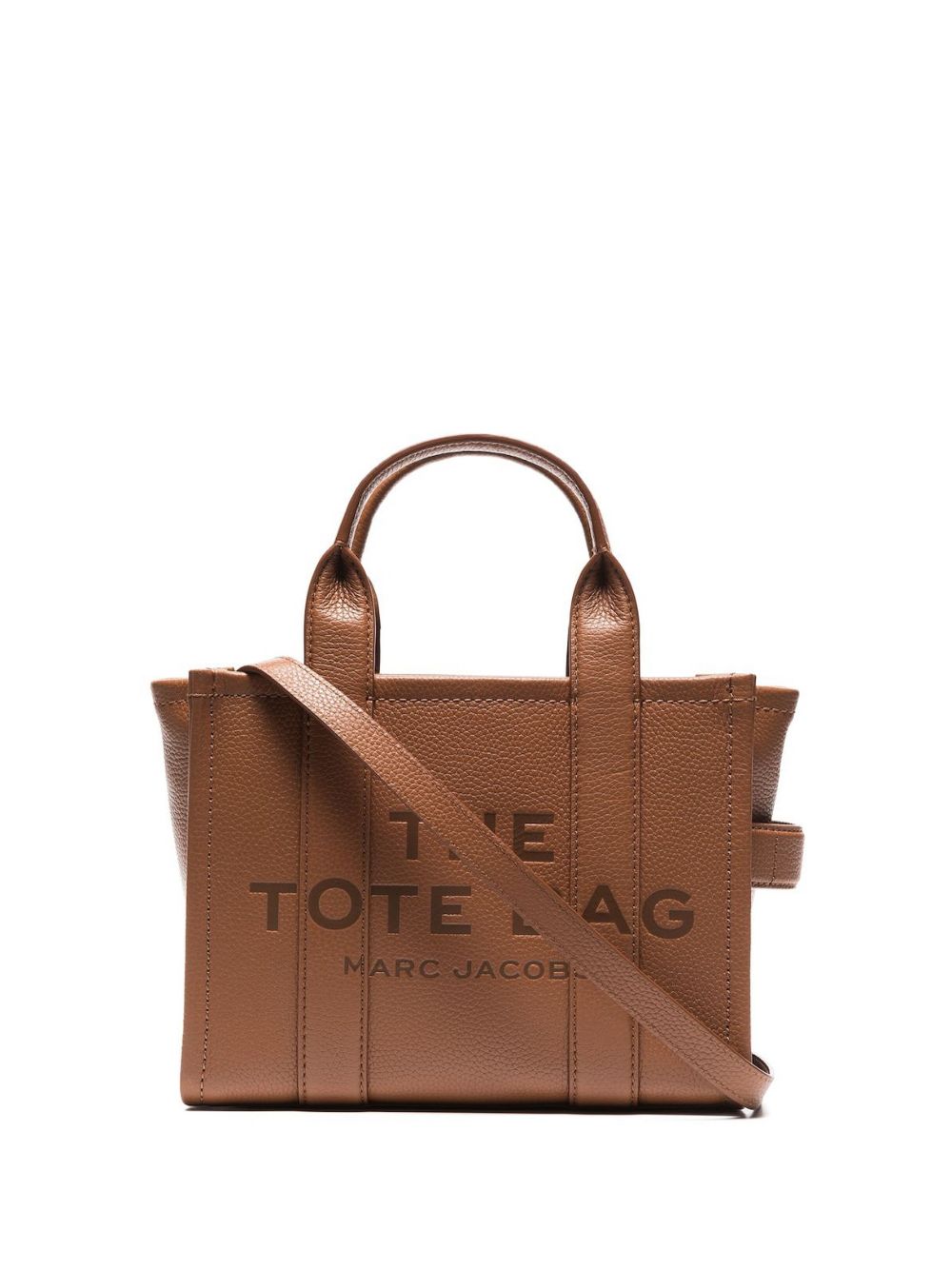 Marc Jacobs The Leather Tote 小号托特包 - 褐色