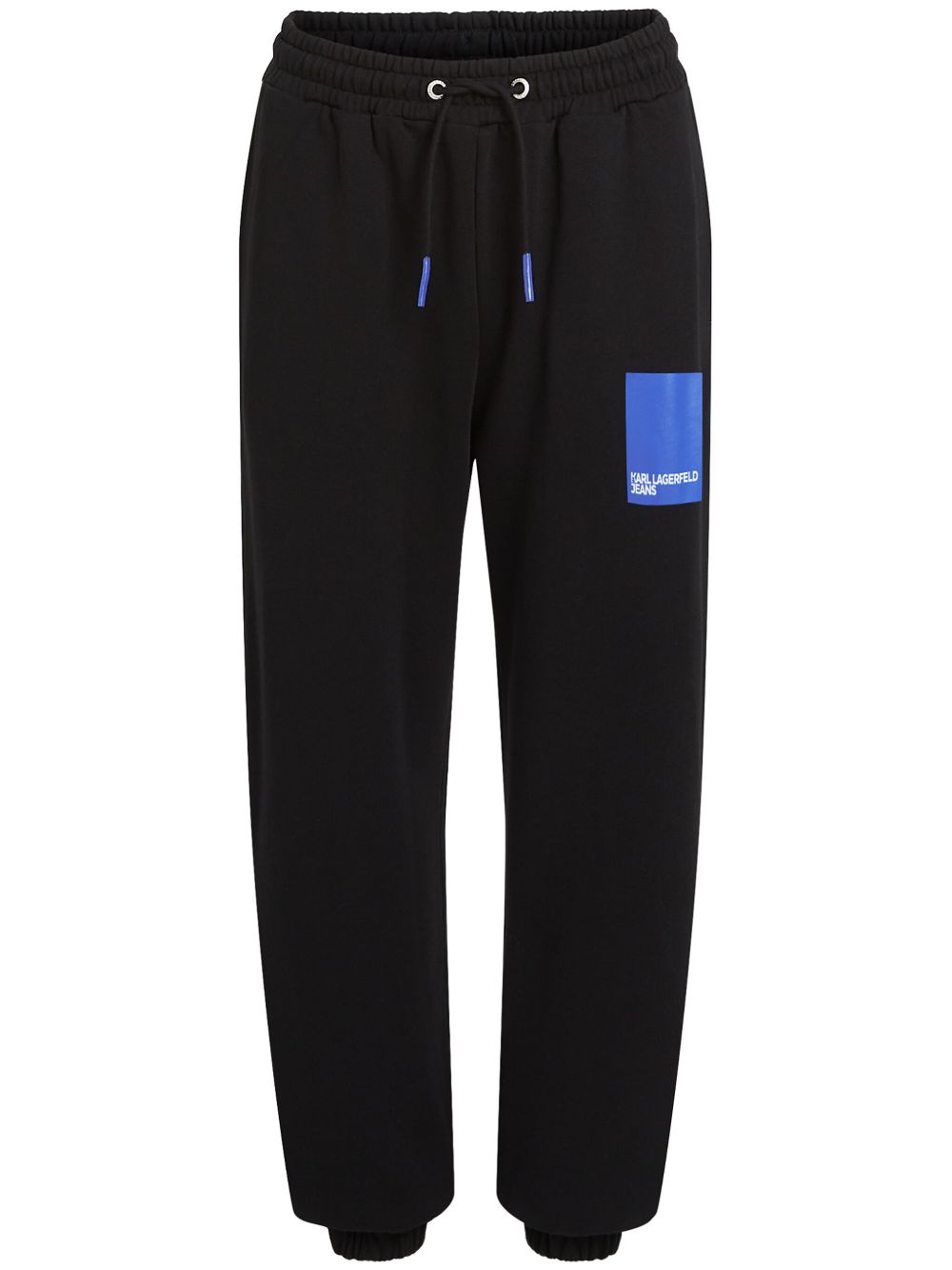 Karl Lagerfeld Jeans logo印花运动裤 - 黑色