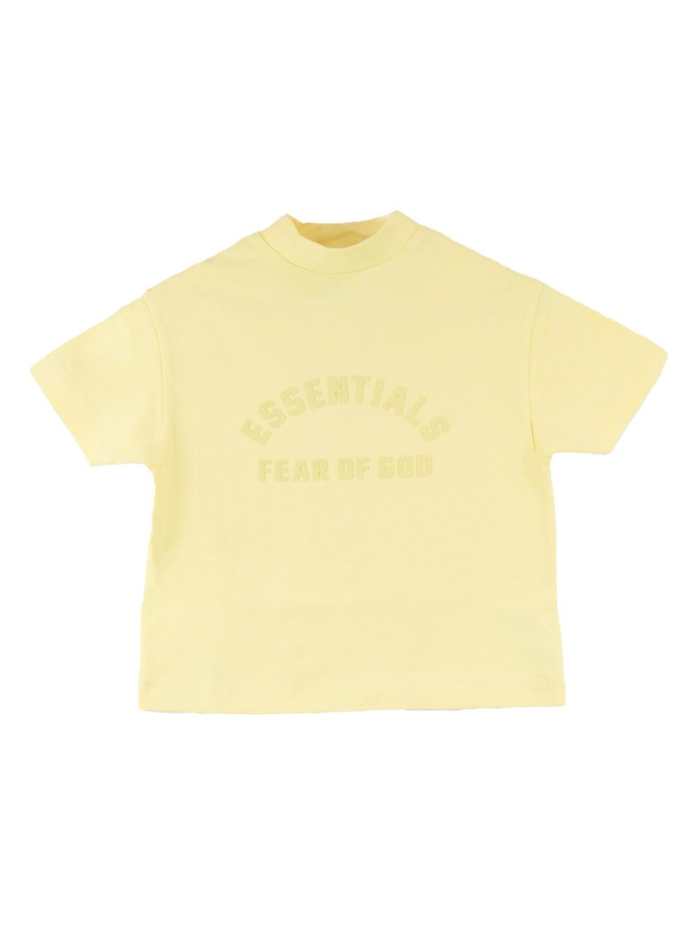 FEAR OF GOD ESSENTIALS KIDS logo印花棉T恤 - 黄色