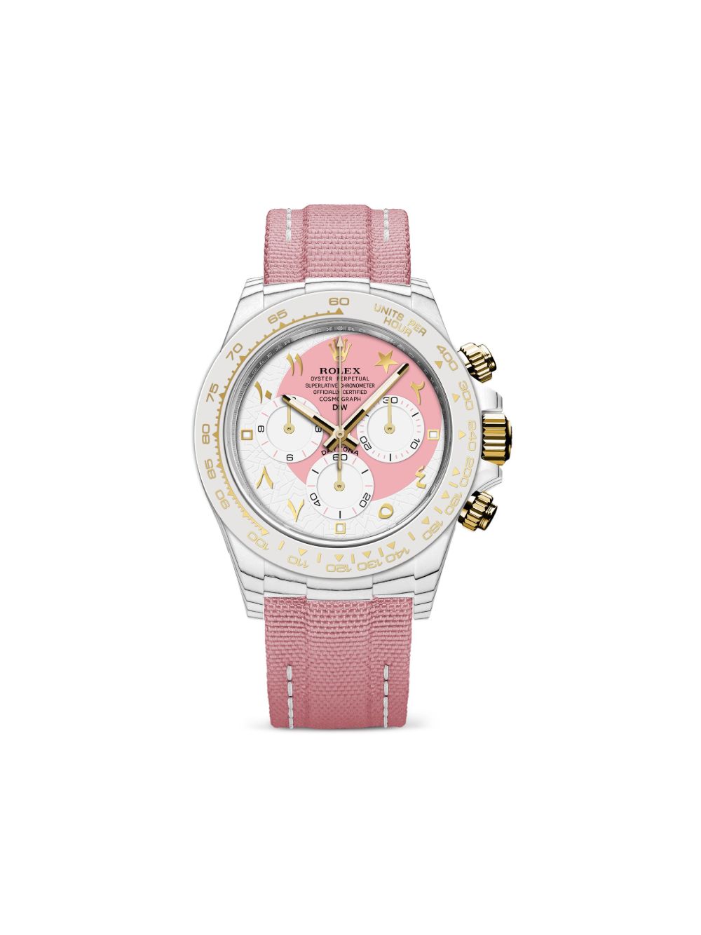 DiW (Designa Individual Watches) Daytona Ramadan MS 40毫米定制腕表 - 粉色