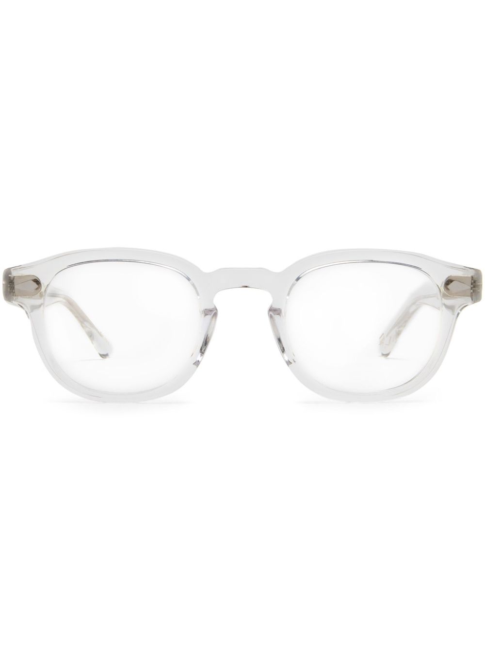 Moscot 椭圆形镜框眼镜 - 白色