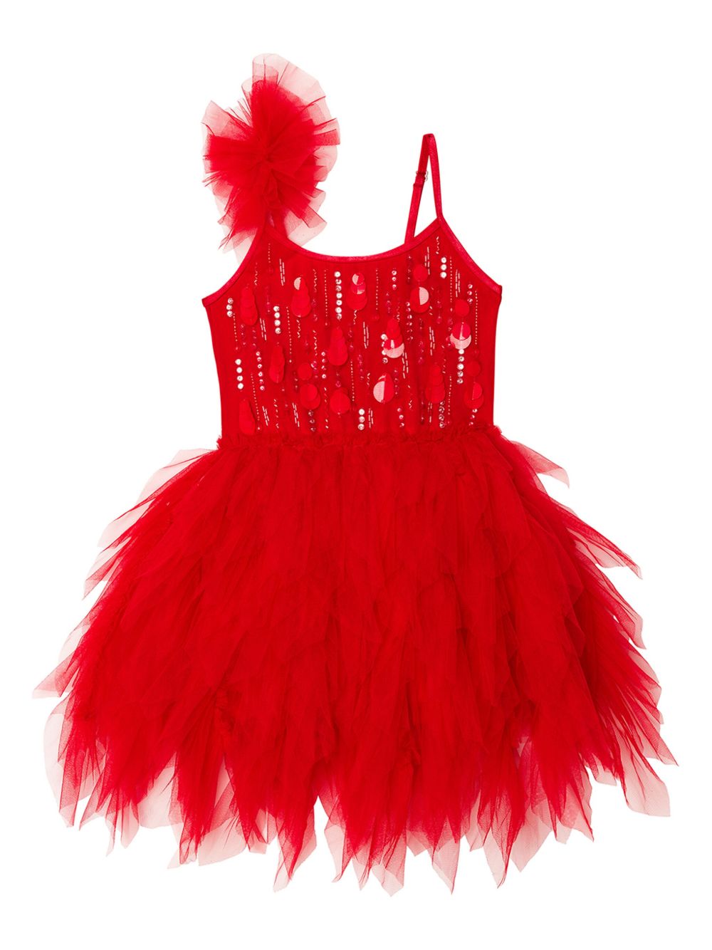 Tutu Du Monde Bebe Ruby Dazzle 芭蕾连衣裙 - 红色