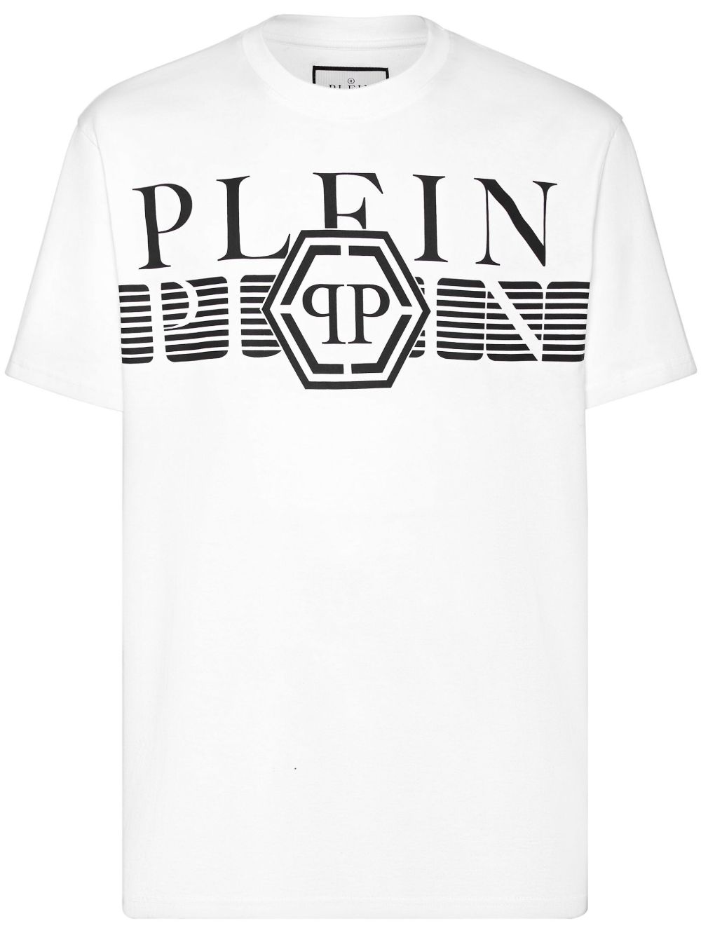 Philipp Plein logo印花T恤 - 白色