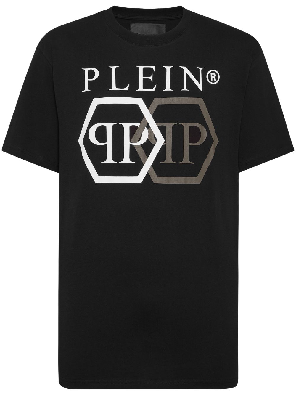 Philipp Plein SS Stones Hexagon T恤 - 黑色