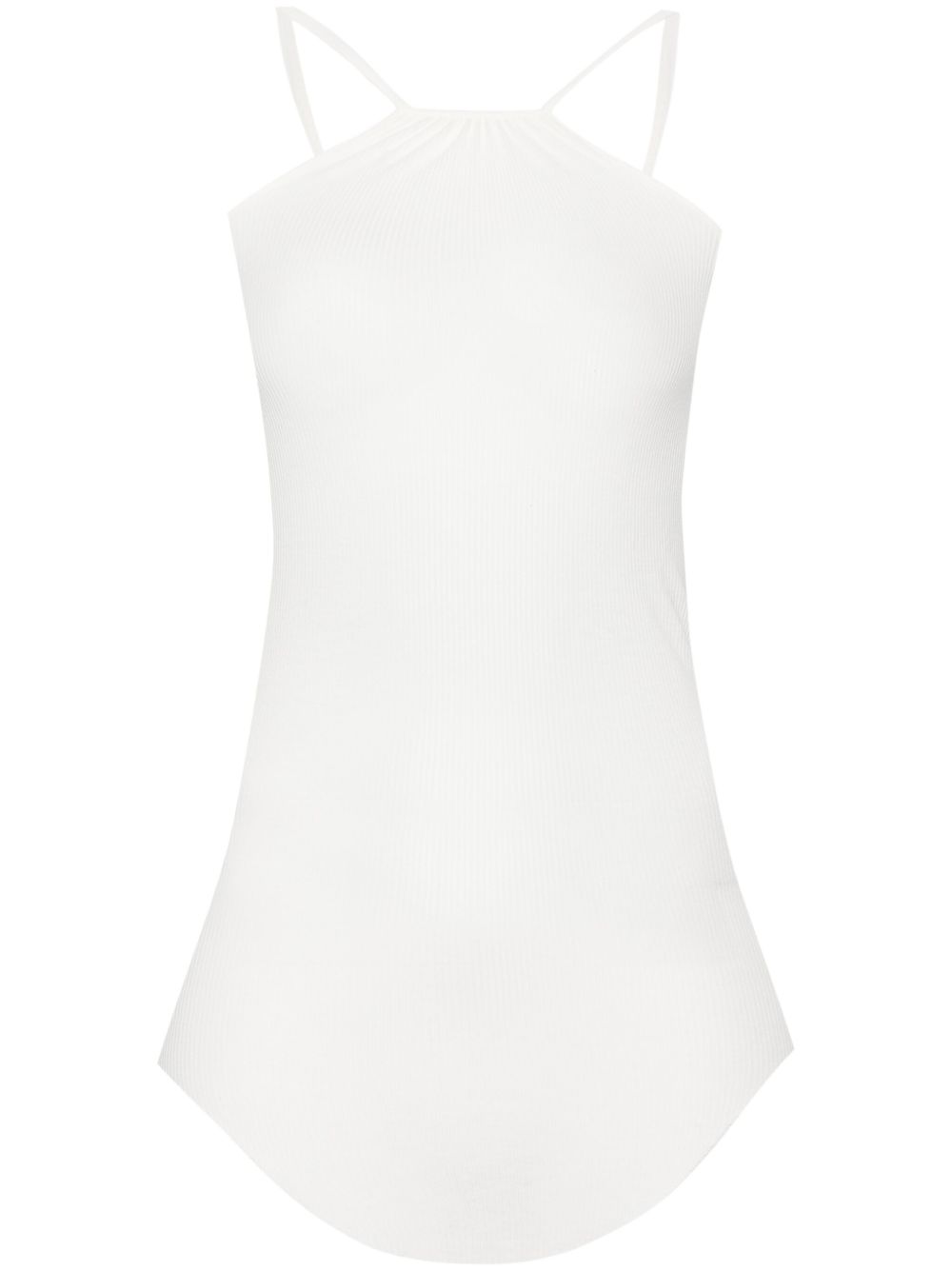 Rick Owens Scorpio 罗纹针织坦克背心 - 白色