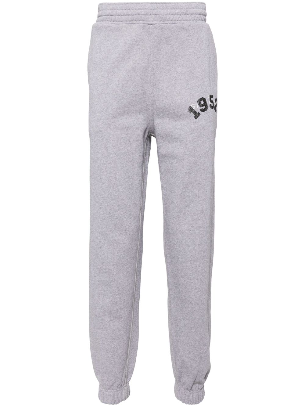Givenchy 刺绣裤腿长裤 - 灰色