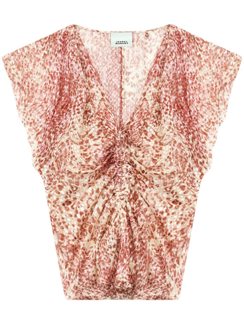 ISABEL MARANT Lonea 上衣 - 红色