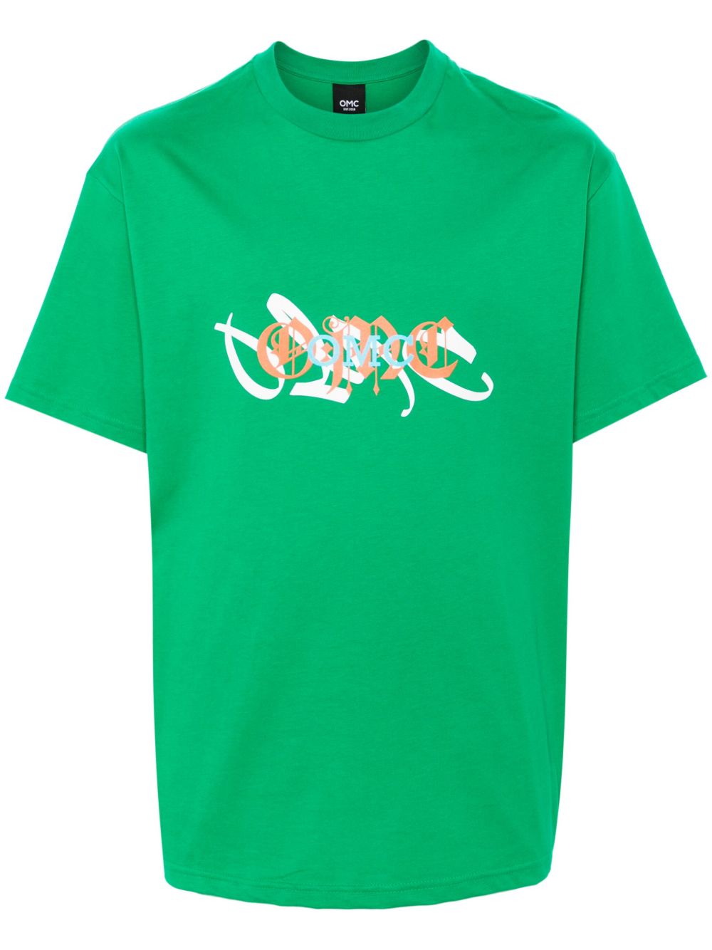 Omc logo印花T恤 - 绿色