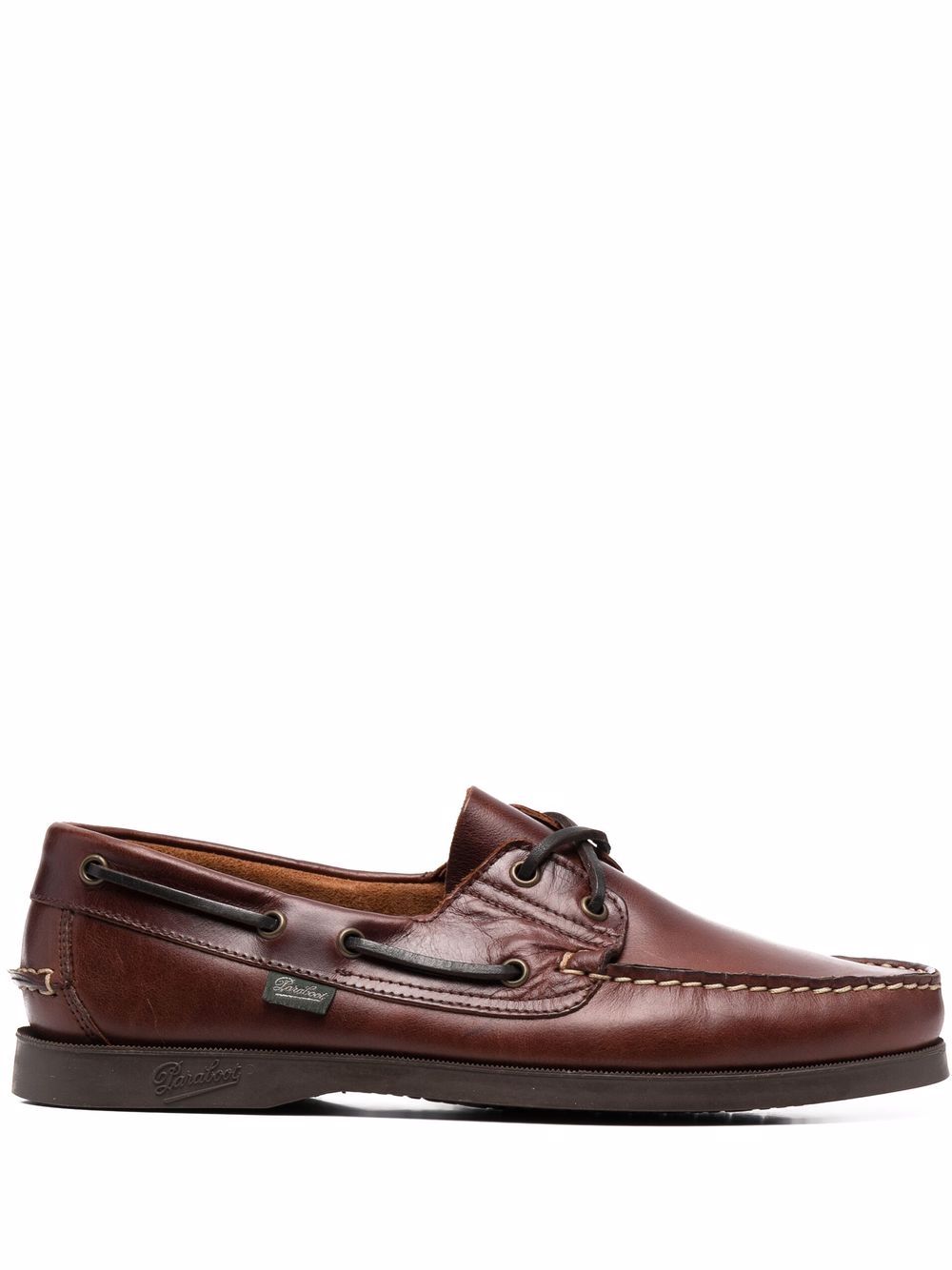 Paraboot Barth 系带帆船鞋 - 褐色