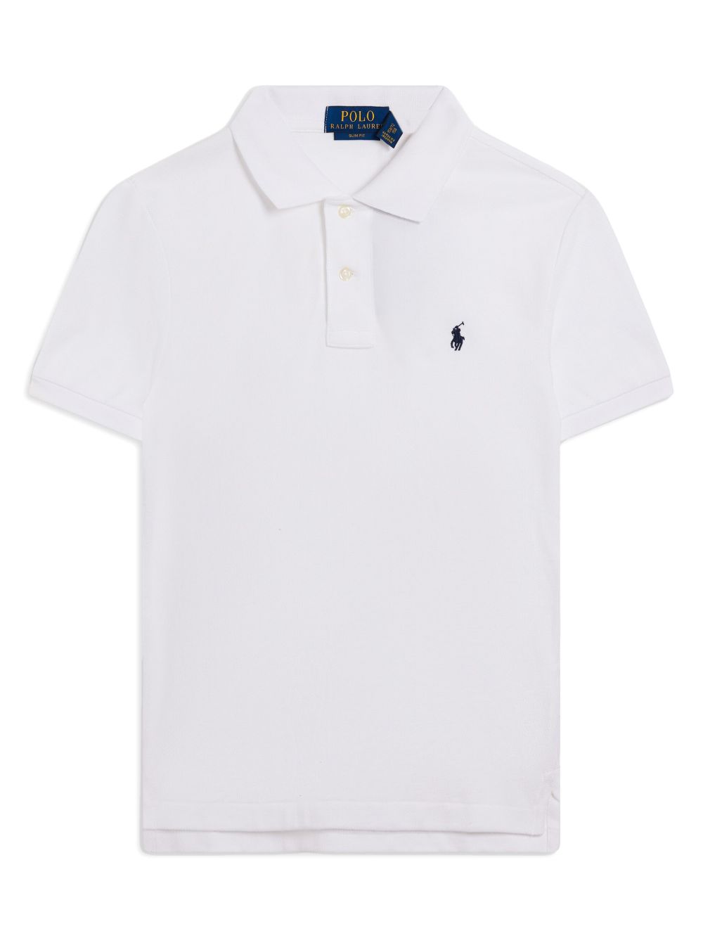 POLO RALPH LAUREN KIDS logo刺绣polo衫 - 白色