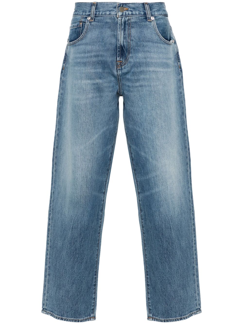 7 For All Mankind Ryan 直筒牛仔裤 - 蓝色
