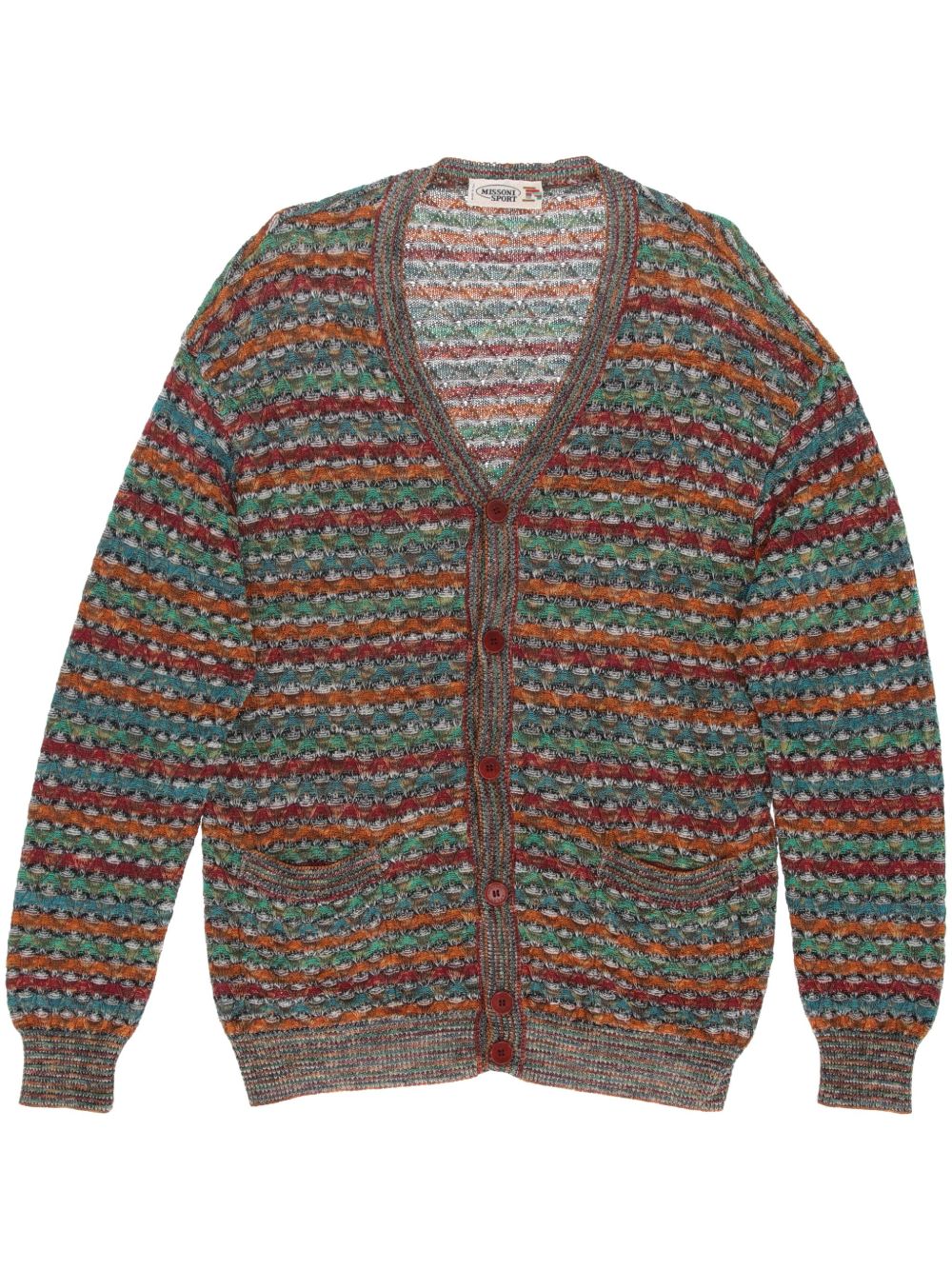 Missoni Pre-Owned 针织开衫（1980年代典藏款） - 褐色