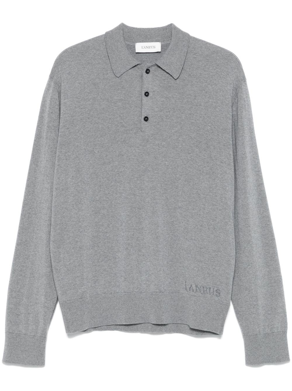 Laneus 针织polo衫 - 灰色