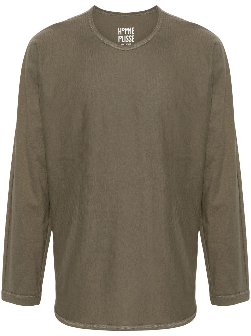 Homme Plissé Issey Miyake 长袖棉T恤 - 绿色