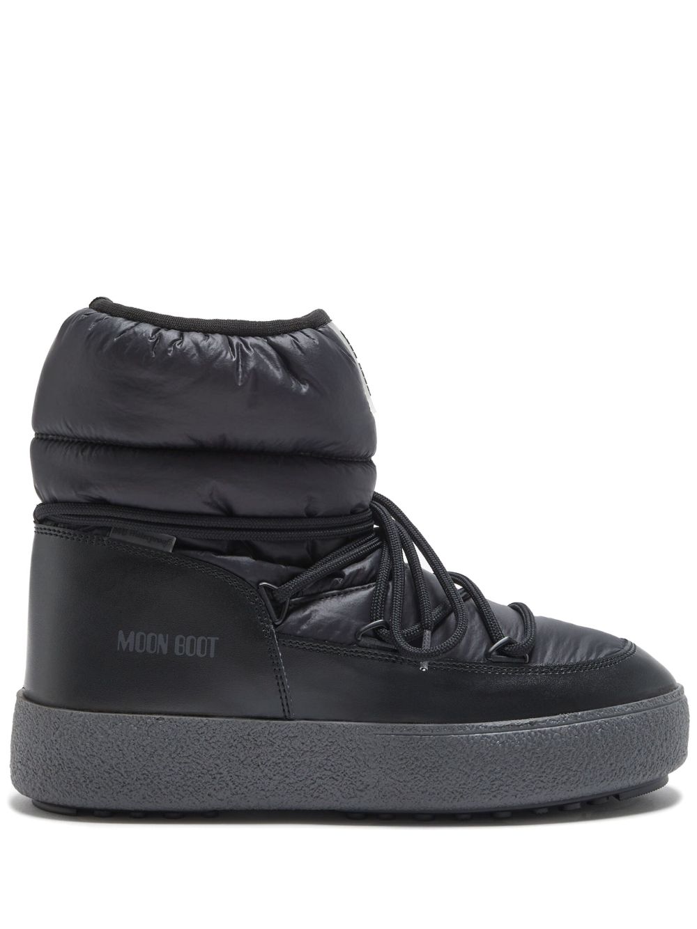 Moon Boot MTrack Low 填充中筒靴 - 黑色