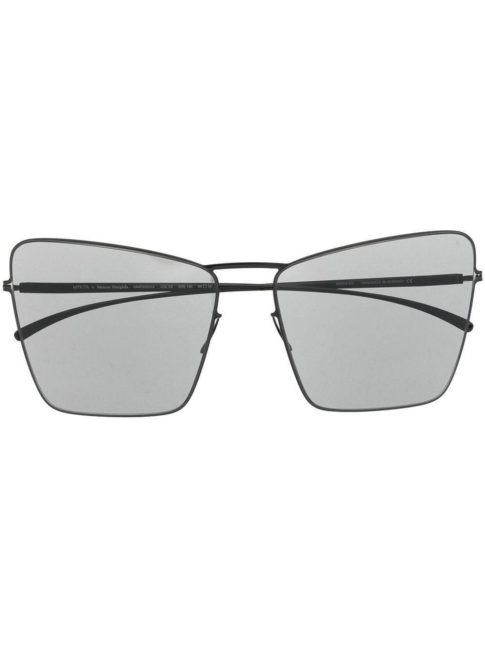 Mykita 方框太阳眼镜 - 黑色